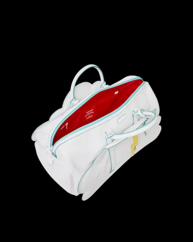 DUFFLES>SPRAYGROUND CLOUDY WITH A CHANCE OF SHARK DUFFLE