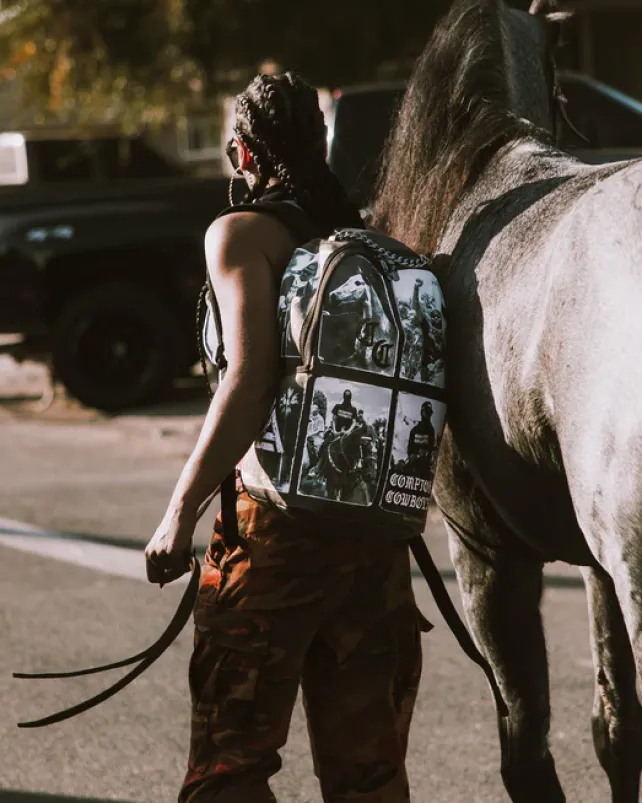 BACKPACKS>SPRAYGROUND COMPTON COWBOYS HOME ON THE RANGE BACKPACK