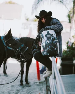 BACKPACKS>SPRAYGROUND COMPTON COWBOYS RIDE ALONE BACKPACK
