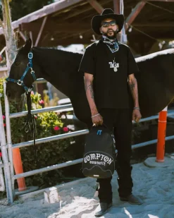 BACKPACKS>SPRAYGROUND COMPTON COWBOYS WELCOME TO MY CITY BACKPACK