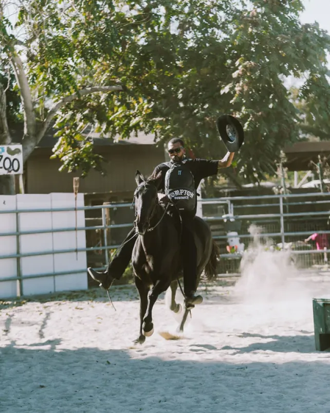 BACKPACKS>SPRAYGROUND COMPTON COWBOYS WELCOME TO MY CITY BACKPACK