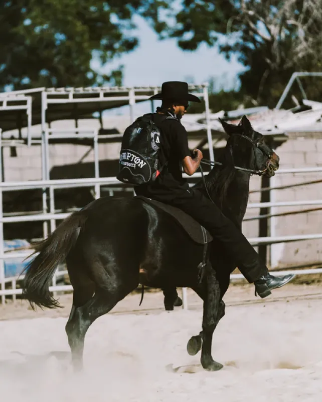 BACKPACKS>SPRAYGROUND COMPTON COWBOYS WELCOME TO MY CITY BACKPACK