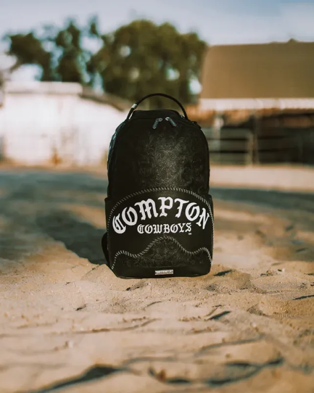BACKPACKS>SPRAYGROUND COMPTON COWBOYS WELCOME TO MY CITY BACKPACK