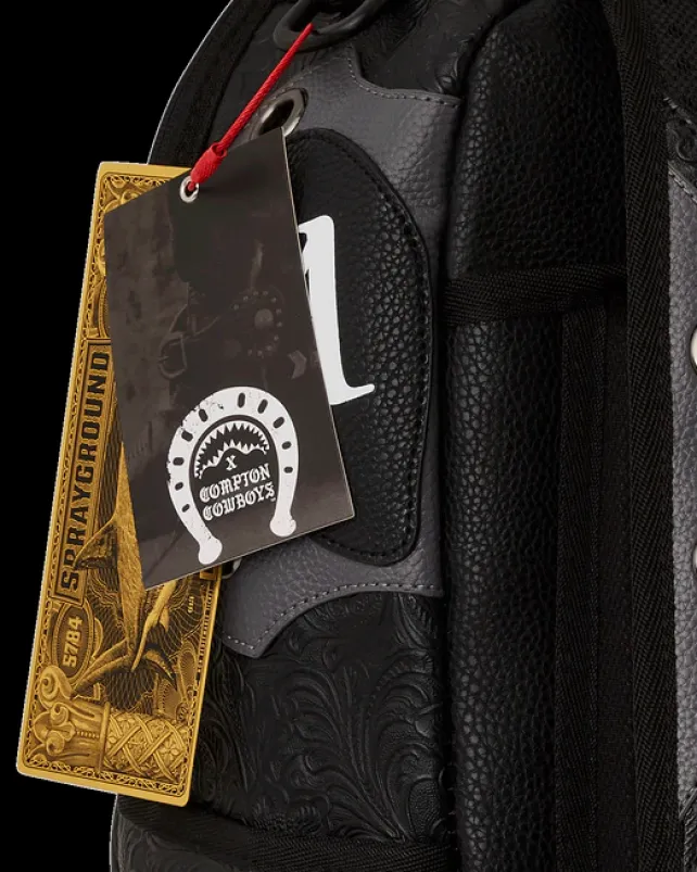 BACKPACKS>SPRAYGROUND COMPTON COWBOYS WELCOME TO MY CITY BACKPACK