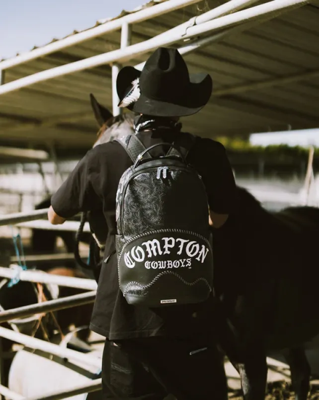 BACKPACKS>SPRAYGROUND COMPTON COWBOYS WELCOME TO MY CITY BACKPACK