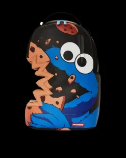 BACKPACKS>SPRAYGROUND COOKIE MONSTER COOKIE SHARKBITE BACKPACK (DLXV)