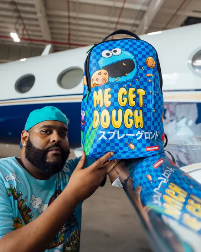 BACKPACKS>SPRAYGROUND COOKIE MONSTER ME GET DOUGH (DLXV)