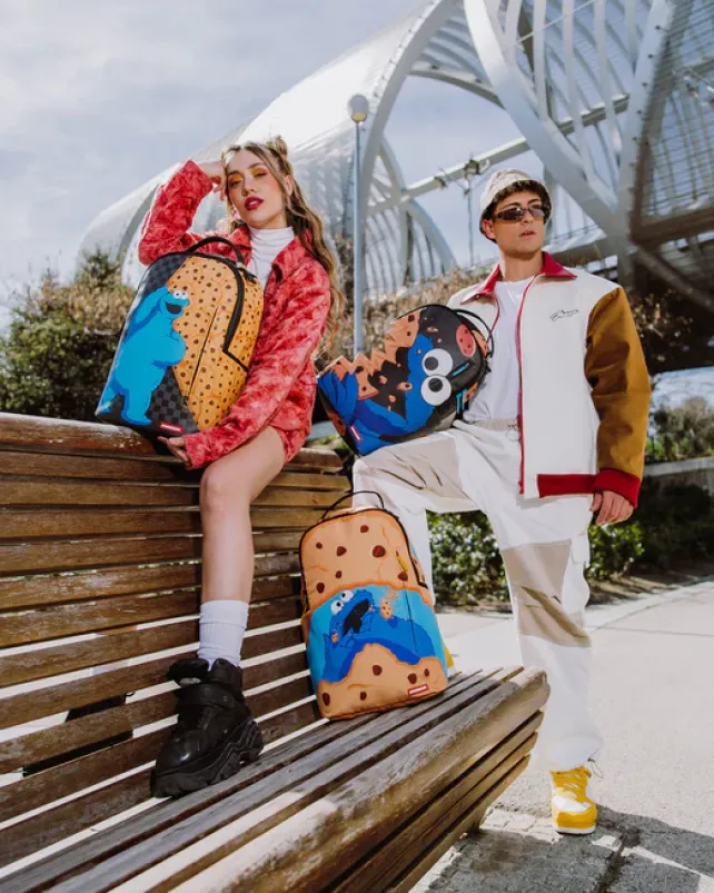 BACKPACKS>SPRAYGROUND COOKIE MONSTER REVEAL BACKPACK (DLXV)