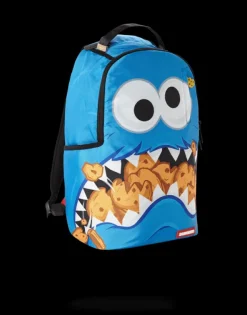 BACKPACKS>SPRAYGROUND COOKIE MONSTER SHARK