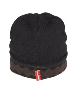 COLD WEATHER GEAR|BEANIES>SPRAYGROUND CORE BEANIE (BROWN)