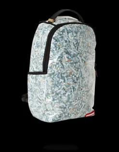 BACKPACKS>SPRAYGROUND COUNTERFEIT (VINYL SHREDDED MONEY)