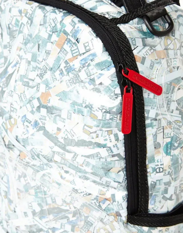 BACKPACKS>SPRAYGROUND COUNTERFEIT (VINYL SHREDDED MONEY)
