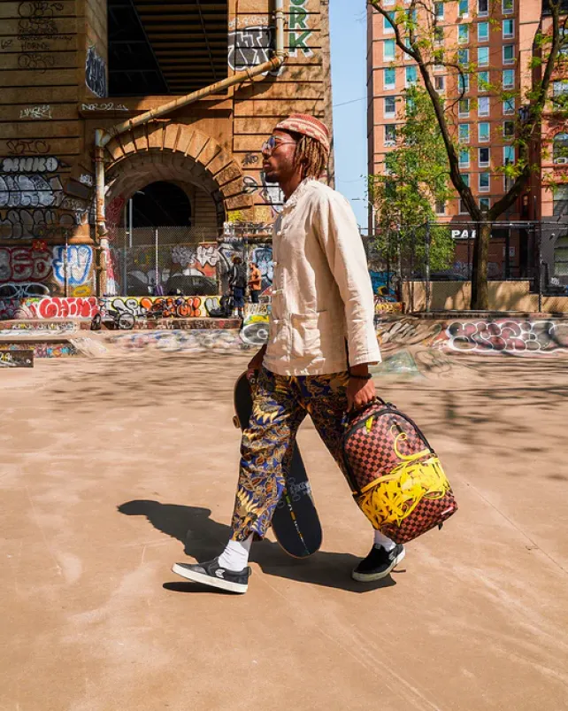 BACKPACKS>SPRAYGROUND 3D GRAFFITI BACKPACK (DLXV)