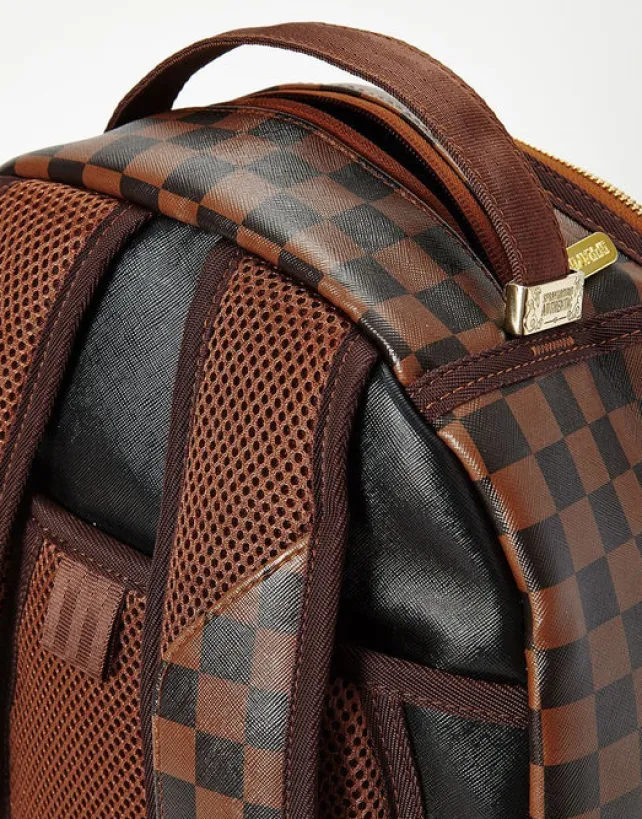 BACKPACKS>SPRAYGROUND 3D MOLDED RUBBER CHECKERED LOGO
