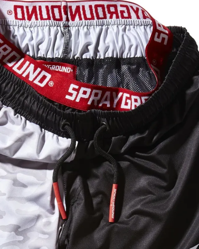 SWIMWEAR>SPRAYGROUND DAMAGE CONTROL CORTO SWIM TRUNKS