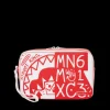 TOILETRIES AKA MONEY BAGS>SPRAYGROUND DANGER DANGER TOILETRY BAG