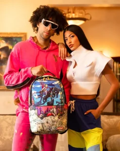 BACKPACKS>SPRAYGROUND DANGEROUS DUO BACKPACK (DLXV)