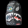 BACKPACKS>SPRAYGROUND DAZED AND SHARK BACKPACK (DLXV)