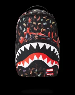 BACKPACKS>SPRAYGROUND DEADPOOL TACO$ RAIN SHARK