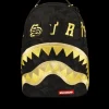 BACKPACKS>SPRAYGROUND DESTROY SHARK (GOLD CAMO)