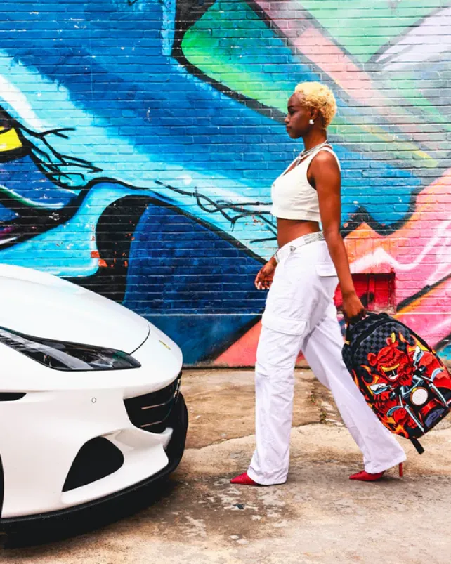 BACKPACKS>SPRAYGROUND DIABLO BURNER SHARK BACKPACK (DLXV)