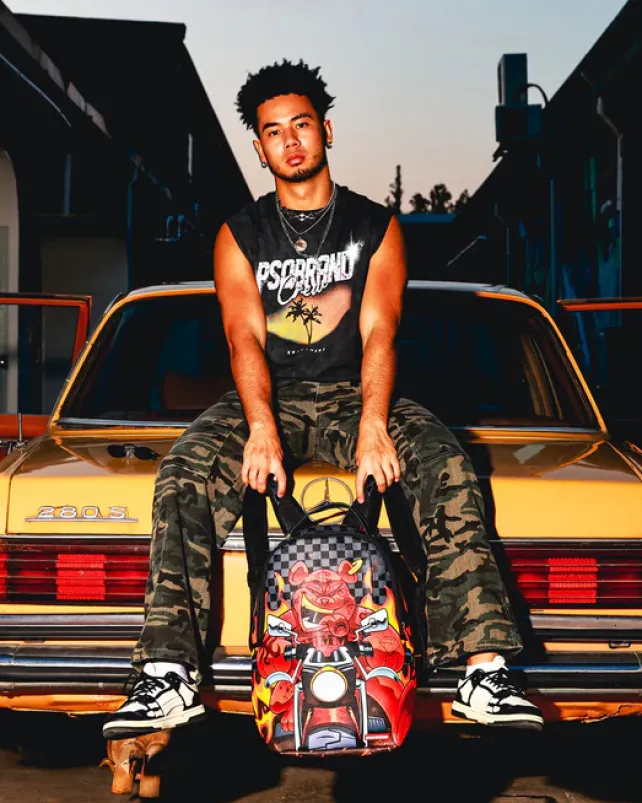 BACKPACKS>SPRAYGROUND DIABLO BURNER SHARK BACKPACK (DLXV)