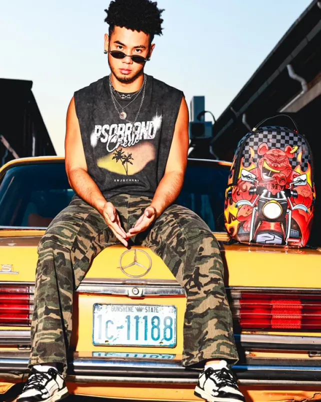 BACKPACKS>SPRAYGROUND DIABLO BURNER SHARK BACKPACK (DLXV)
