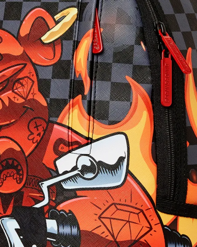 BACKPACKS>SPRAYGROUND DIABLO BURNER SHARK BACKPACK (DLXV)