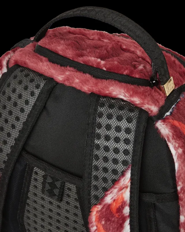 BACKPACKS>SPRAYGROUND DIABLO COZY VELOUR FUR BACKPACK