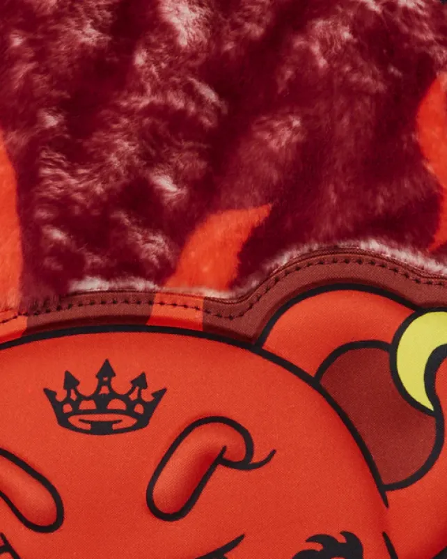 BACKPACKS>SPRAYGROUND DIABLO COZY VELOUR FUR BACKPACK