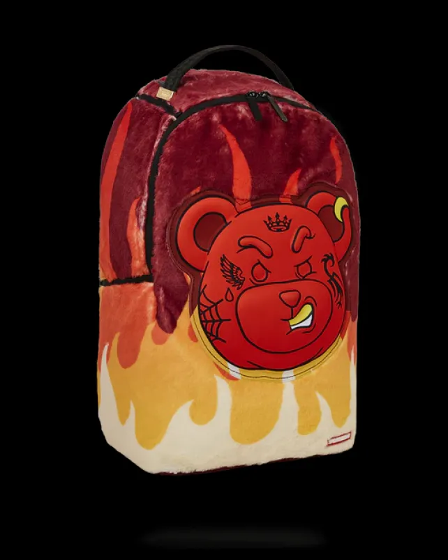 BACKPACKS>SPRAYGROUND DIABLO COZY VELOUR FUR BACKPACK
