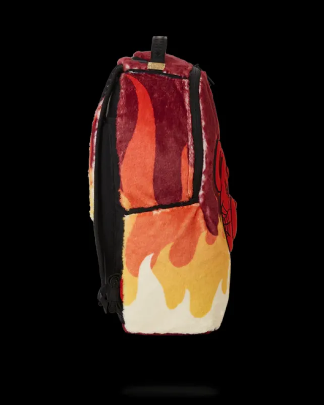 BACKPACKS>SPRAYGROUND DIABLO COZY VELOUR FUR BACKPACK