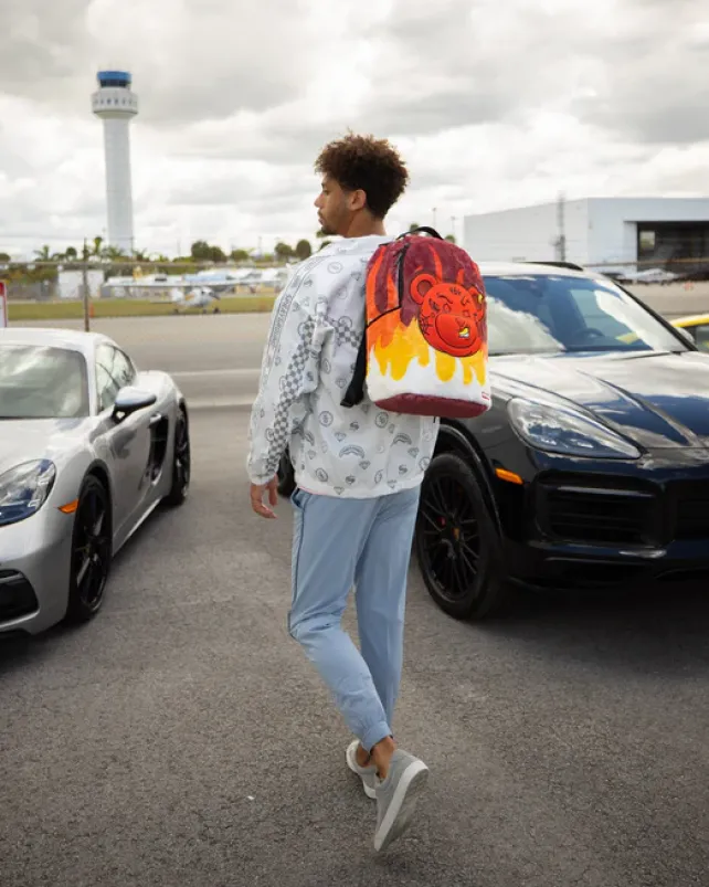 BACKPACKS>SPRAYGROUND DIABLO COZY VELOUR FUR BACKPACK