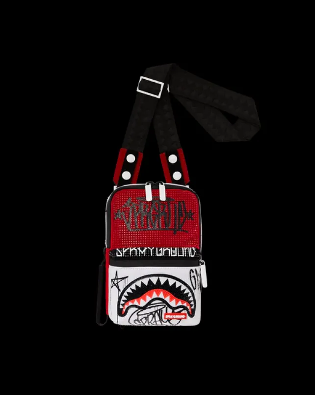 SLINGS|CROSSBODYS>SPRAYGROUND DIAMOND DISTRICT MESSENGER SLING