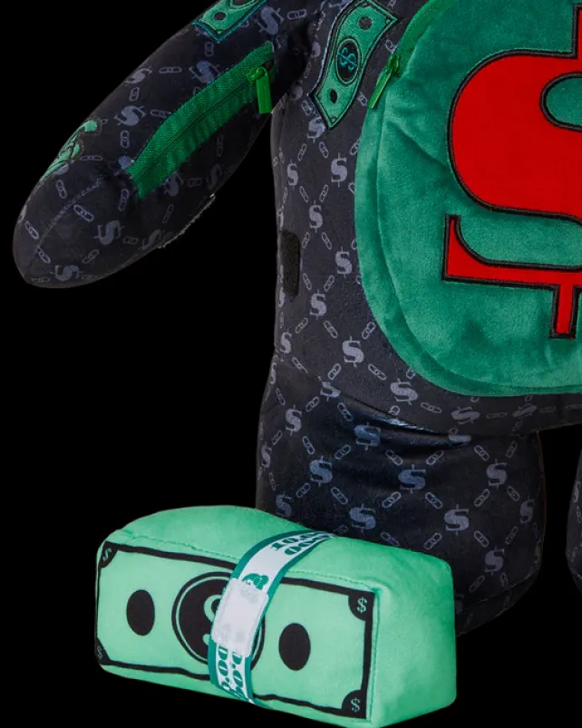TEDDY BEAR BACKPACKS|BACKPACKS>SPRAYGROUND DINERO MONEYBEAR TEDDYBEAR BACKPACK