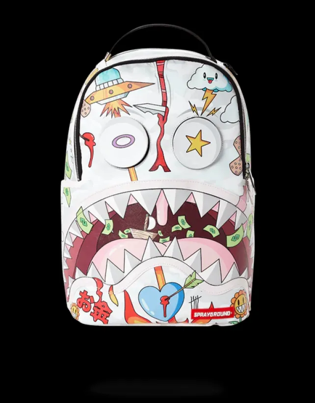 BACKPACKS>SPRAYGROUND DISTURBED SHARK