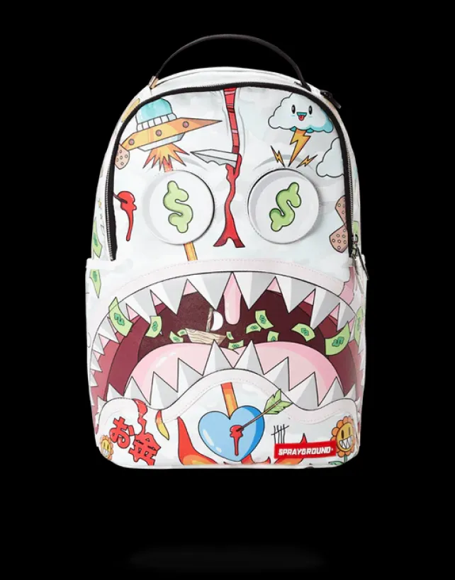 BACKPACKS>SPRAYGROUND DISTURBED SHARK