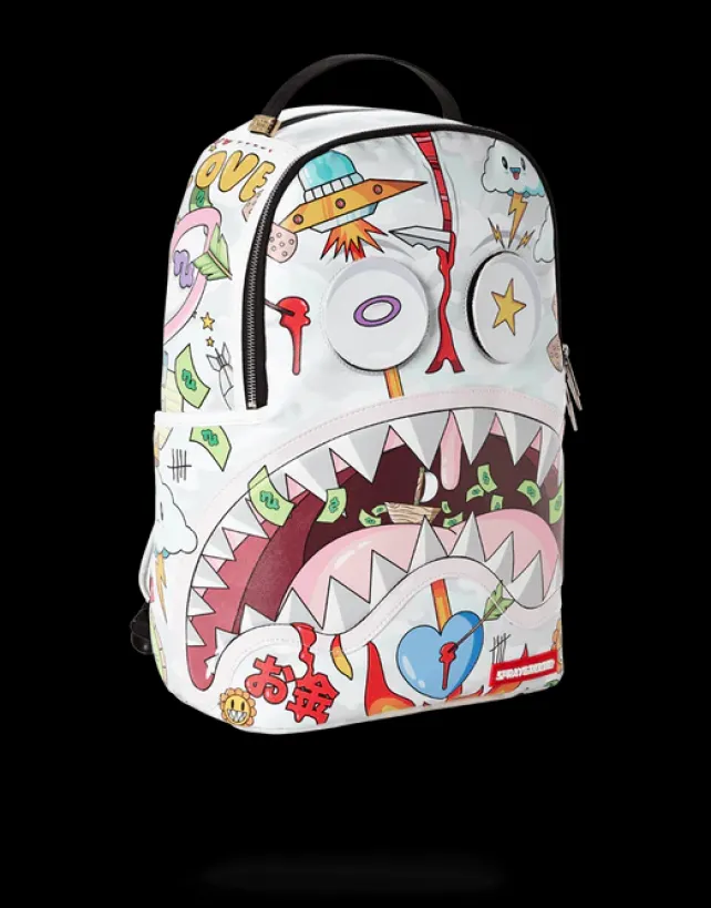 BACKPACKS>SPRAYGROUND DISTURBED SHARK