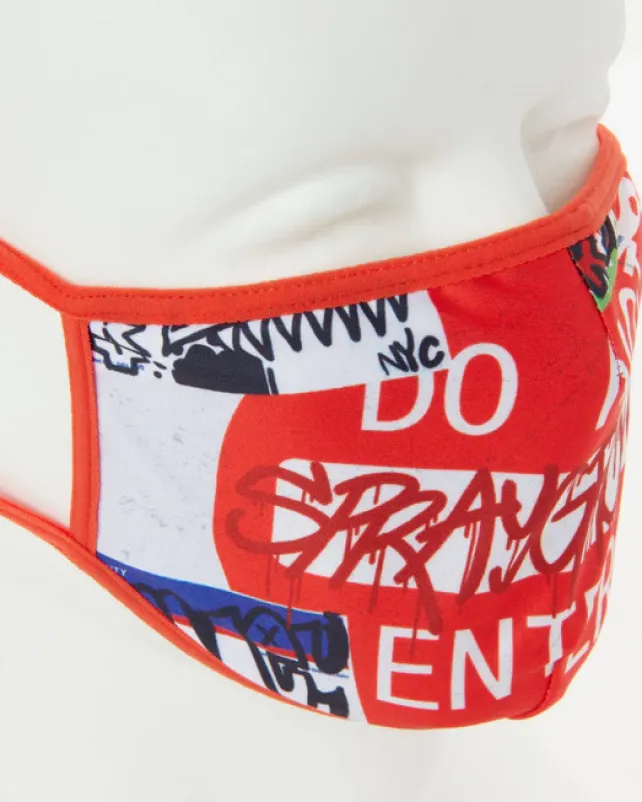 FACE MASKS>SPRAYGROUND DO NOT ENTER FORM-FITTING MASK