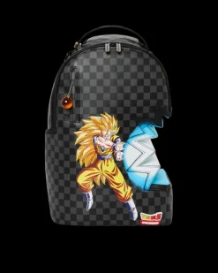 BACKPACKS>SPRAYGROUND DRAGON BALL Z KAMEHAMEHA SHARK BITE BACKPACK (DLXV)