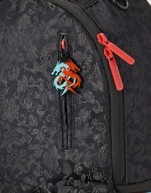 BACKPACKS>SPRAYGROUND DRAGON SIDE SHARK CARGO