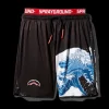 SWIMWEAR>SPRAYGROUND DRAGON WAVE CORTO SWIM TRUNKS (BLACK)