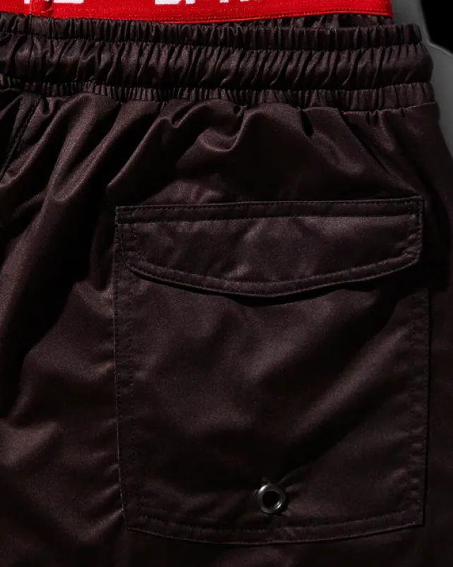 SWIMWEAR>SPRAYGROUND DRAGON WAVE CORTO SWIM TRUNKS (BLACK)