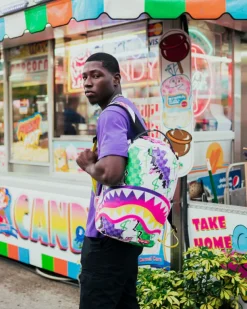 BACKPACKS>SPRAYGROUND DREAMY TECHNICOLOR BACKPACK (DLXV)