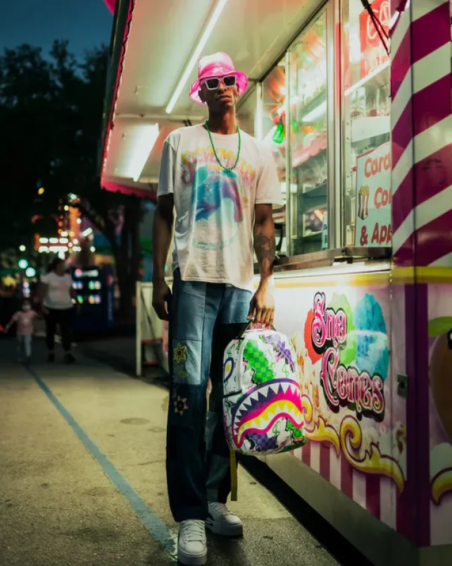BACKPACKS>SPRAYGROUND DREAMY TECHNICOLOR BACKPACK (DLXV)