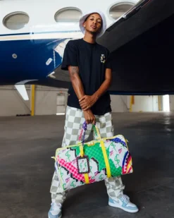 DUFFLES>SPRAYGROUND DREAMY TECHNICOLOR DUFFLE