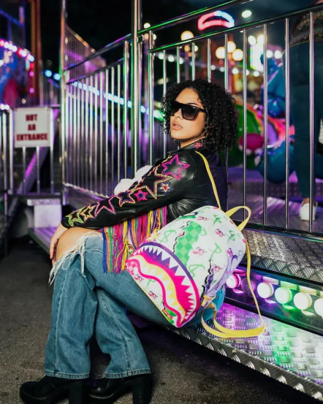 SAVAGES|BACKPACKS>SPRAYGROUND DREAMY TECHNICOLOR SAVAGE