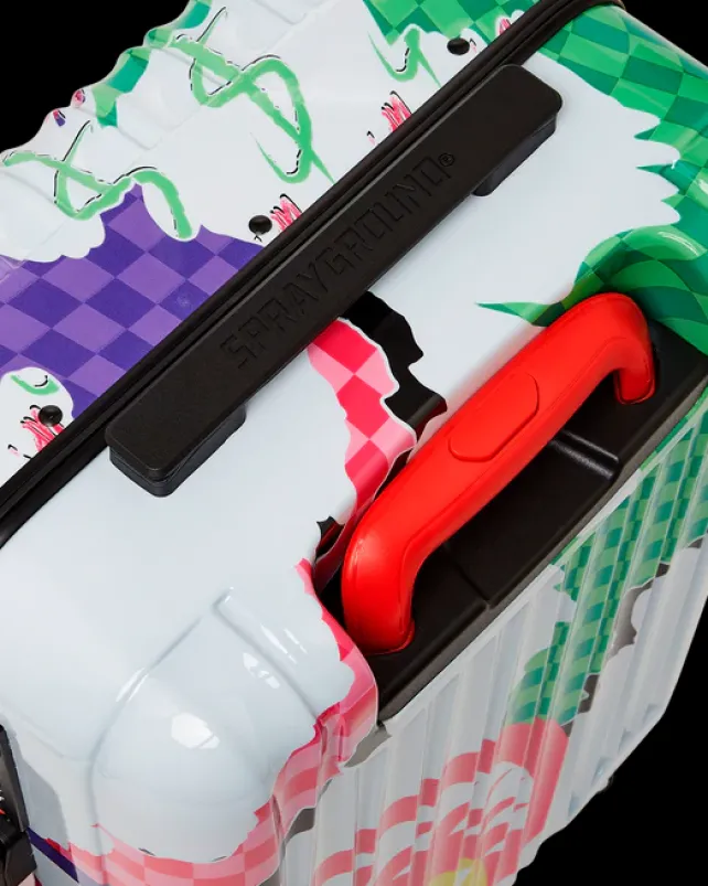CARRY-ON LUGGAGE>SPRAYGROUND DREAMY TECHNICOLOR SHARKNAUTICS HARDSHELL CARRY-ON LUGGAGE