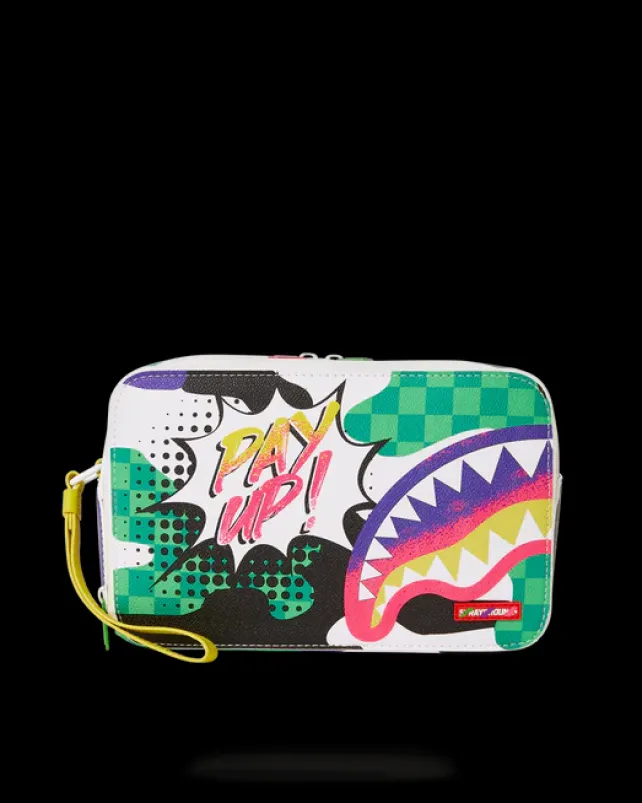 TOILETRIES AKA MONEY BAGS>SPRAYGROUND DREAMY TECHNICOLOR TOILETRY BAG
