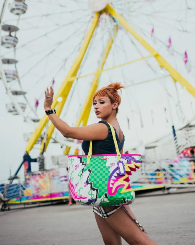 TOTES>SPRAYGROUND DREAMY TECHNICOLOR TOTE